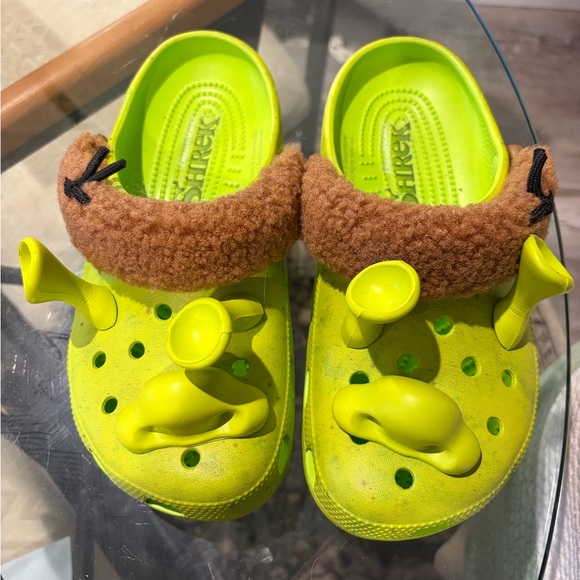 CROCS Shoes - Shrek crocs in Neon Green and Brown